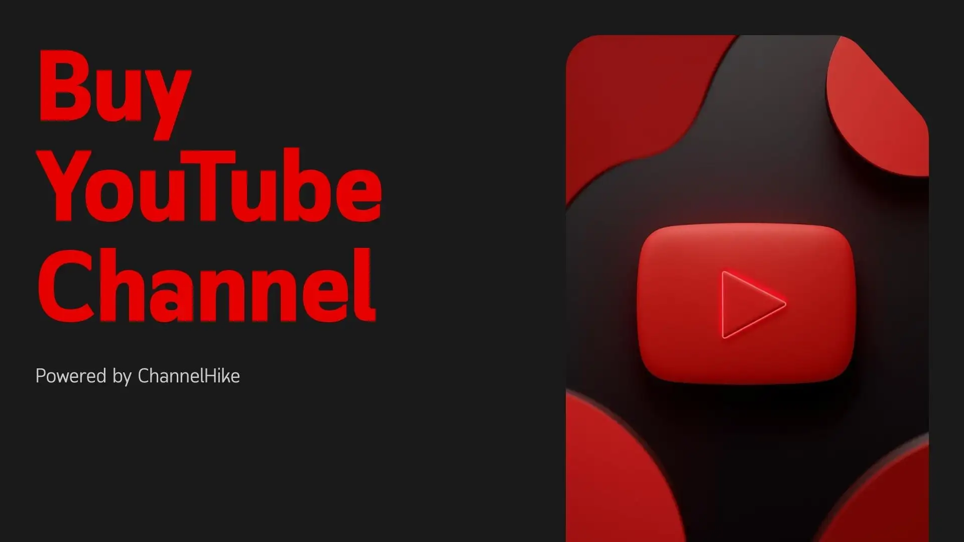 Buy YouTube Channel with 1000 Subscribers