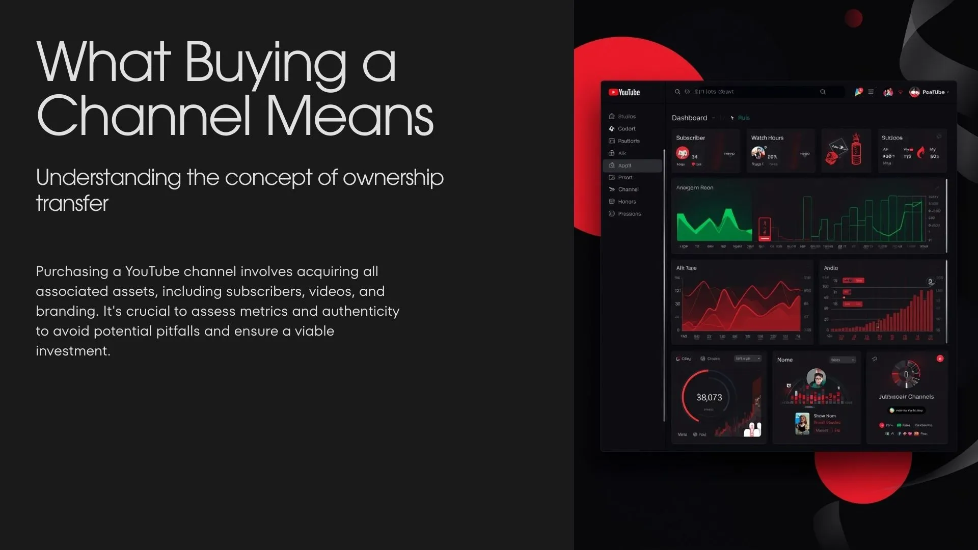 What Buying a YouTube Channel Means