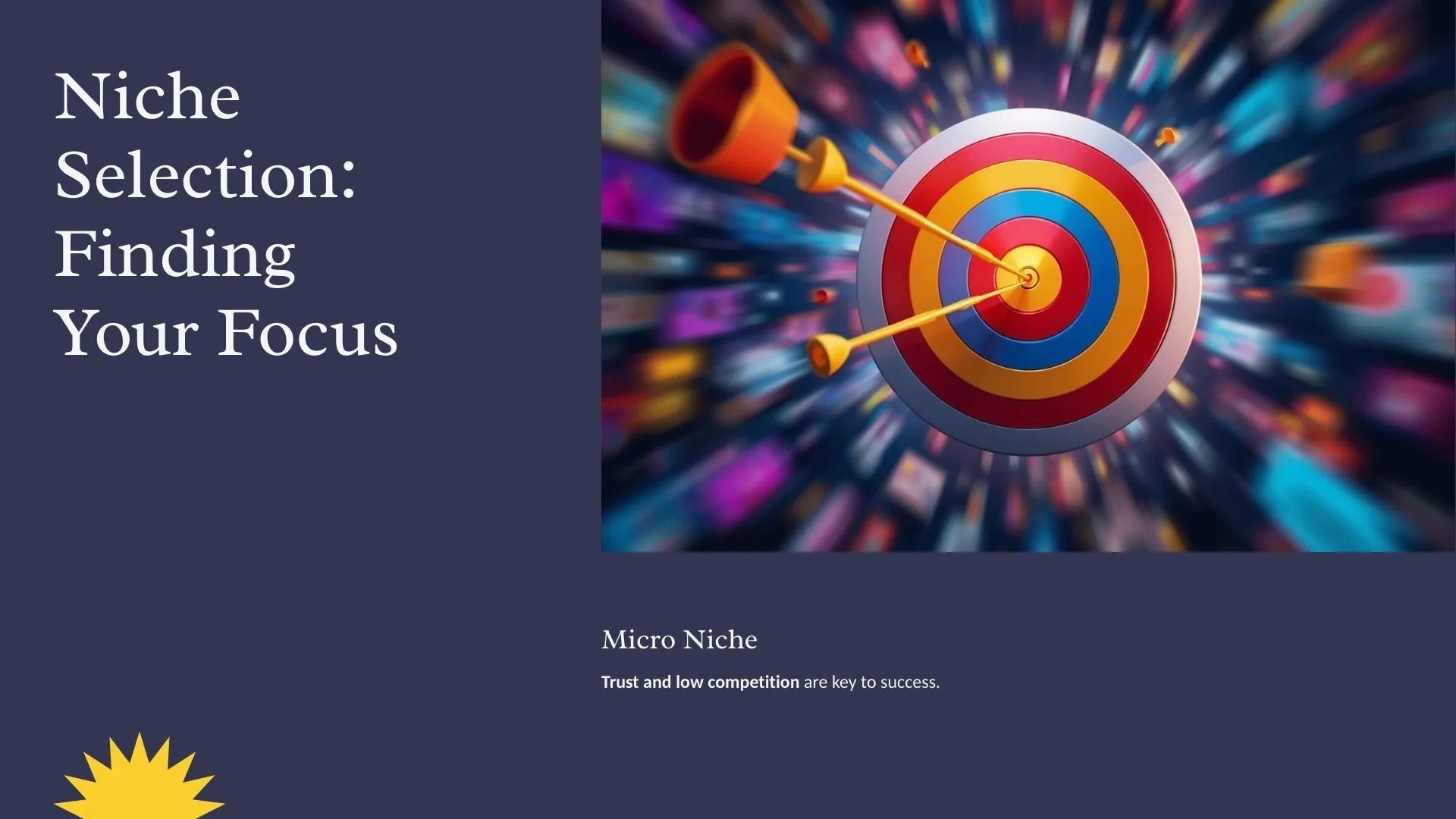 Choose a Micro Niche, Not a Broad Topic