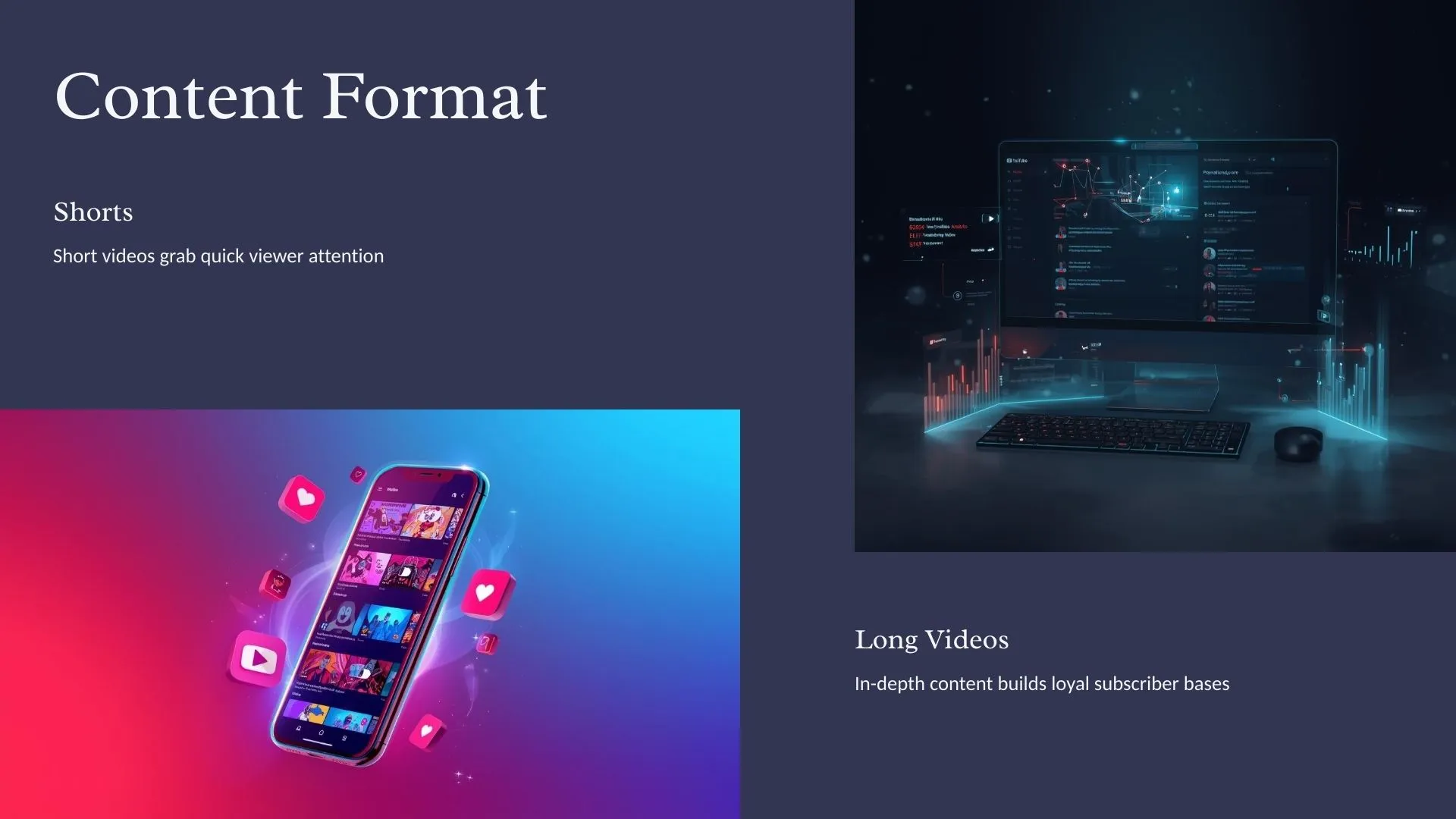 Shorts, Long Form Combo Fastest Growth Strategy